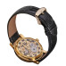 Жіночий механічний годинник Winner Gold Brown