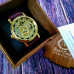 Жіночий механічний годинник Winner Gold Brown