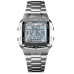 Мужские спортивные кварцевые часы Skmei Illuminator Silver 1381
