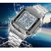 Мужские спортивные кварцевые часы Skmei Illuminator Silver 1381