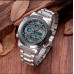 Чоловічий спортивний водостійкий тактичний годинник AMST Mountain Steel