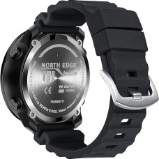 Ремешки к часам Ремешок каучуковый North Edge Apache Black размер 24