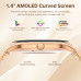 Розумний смарт годинник Smart Milano Gold Rubber, 2 ремешка
