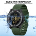 Чоловічий спортивний водостійкий тактичний годинник GoldenHour Water Green
