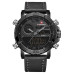 Чоловічий спортивний тактичний годинник Naviforce Next Black 9134