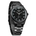 Чоловічий механічний годинник Winner Handsome Black