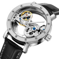 Жіночий механічний годинник Forsining Air Silver II