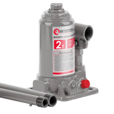 Домкрат "стовпчик" 2-х штоковий 2 т, 150-360 мм INTERTOOL GT0031