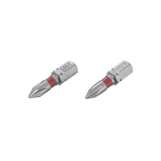 Комплект отверточних насадок PH1 1/4 "* 25мм, S2, уп. 2 од., STORM