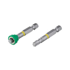 Комплект отверточних насадок Torx з обмежувачем T30 1/4 "* 50мм, S2, уп. 2 од., STORM