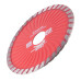Диск відрізний по каменю TURBO алмазний, 115мм, 22-24% INTERTOOL CT-2006