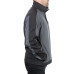 Куртка SOFTSHELL темносіро-чорна, тришарова, тканина стрейч SOFTSHEL 300 GSM 100D, з водо- і вітрозахистом, 96% поліестер і 4% еластан, одна зовнішня і два бічні кишені, розмір XXXL