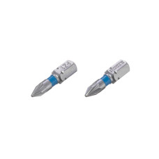 Комплект отверточних насадок PZ1 1/4 "* 25мм, S2, уп. 2 од., STORM