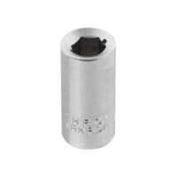 Перехідник 1/4" шестигранник - 1/4" квадрат, 25 мм CrV INTERTOOL ET-1101