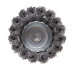 Щітка чашкова 75 мм для дриля, 1/4" (пучки крученого дроту) INTERTOOL BT-3075