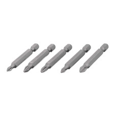 Набір отверточних насадок PH1, PH2, PZ1, PZ2 1/4 "* 50мм, ACR, S2, уп. 5од., STORM