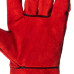Рукавичка замшева червона, 14" INTERTOOL SP-0156
