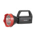 Ліхтар акумуляторний 1 LED + 1 COB LED, power bank, індикатор заряду, сонячна панель INTERTOOL LB-0107