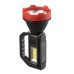 Ліхтар акумуляторний 1 LED + 1 COB LED, power bank, індикатор заряду, сонячна панель INTERTOOL LB-0107