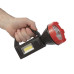 Ліхтар акумуляторний 1 LED + 1 COB LED, power bank, індикатор заряду, сонячна панель INTERTOOL LB-0107