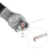 Рулетка з фіксатором, 1м INTERTOOL MT-0401