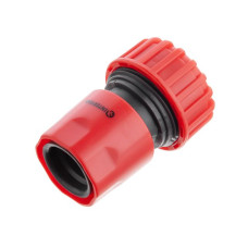 Конектор 1/2" з аквастопом для шланга 3/4" INTERTOOL GE-1020