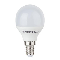 Лампа світлодіодна LED P45, E14, 5Вт, 150-300В, 4000K, 30000г, гарантія 3 роки.