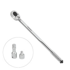 Ключ динамометричний 3/4", 70-420 Нм, перехідник 3/4"×1/2'', подовжувач 100 мм 3/4", STORM