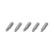 Комплект отверточних насадок PZ2 1/4 "* 25мм, ACR, S2, уп. 5од., STORM