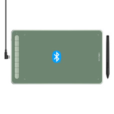 Графічний планшет XP-Pen Deco LW green, 10X6", 5080 LPI, 8192 levels, Bluetooth 5.0