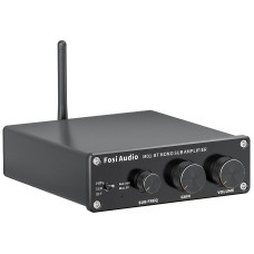 Підсилювач звуку Fosi Audio M01-BT+ блок живлення 32V. Bluetooth 5.0, 300W