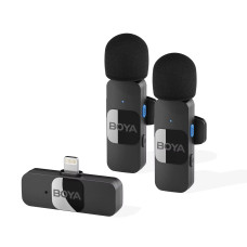 Мікрофон петличний бездротовий BOYA BY-V2 Lightning black