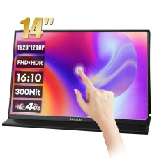 Портативний монітор Zeuslap Z14 Lite Pro black 14" 1920x1200