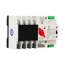 Автомат введення резерву XLQ4-4P трифазний 125A white