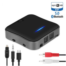 Bluetooth-ресивер-трансмітер Vikefon BT-B19. Bluetooth 5.0, AptX HD, CSR8675