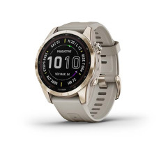 Смарт годинник Garmin Fenix 7S Sapphire Solar Cream Gold Titanium with Light Sand Band *Used *Відмінний стан