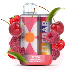 Elf Bar TE6000 5%. Полуниця Вишня Малина (Strawberry Cherry Raspberry)
