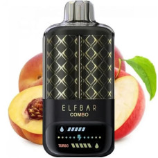 ELF BAR COMBO 25000. Перемикання смаків. Яблуко / Соковитий Персик (Apple / Juicy Peach)