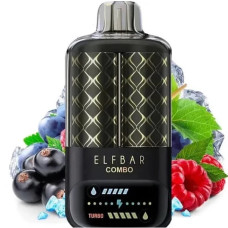ELF BAR COMBO 25000. Перемикання смаків. Смородина Малина / Виноград (Blackcurrant Raspberry / Grape)