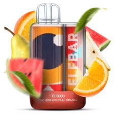Elf Bar TE6000 5%. Кавун Груша Апельсин (Watermelon Pear Orange)