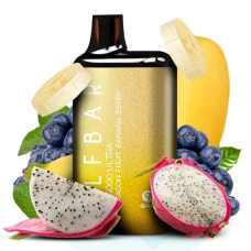 Elf Bar BC5000 Ultra. Дракон Фрукт Банан Ягоди (Dragon Fruit Banana Berry)