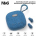 Колонка-Bluetooth із навушниками TG813. Колір: синій