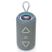 Bluetooth колонка портативна TG656 FM-радіо, Гучна блютуз колонка, Колонка для вечірки. Колір: сірий