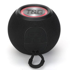 Бездротова потужна колонка TG-337 з Bluetooth, RGB-підсвічуванням та радіо. Колір: чорний