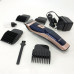 Машинка для стрижки Gemei GM-6005. Колір: синій з бежевим