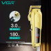 Машинка для стрижки VGR Professional Hair Clipper V-278 GOLD, домашня машинка для стрижки волосся