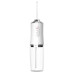 Іригатор для чищення зубів та порожнини рота Oral Irrigator з акумулятором та змінними насадками. Колір: білий