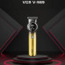 Тример для бороди та вусів VGR V-989. Машинка для стрижки, окантування кераміка+сталь. Колір: золотий