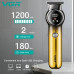 Тример для бороди та вусів VGR V-989. Машинка для стрижки, окантування кераміка+сталь. Колір: золотий