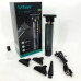 Тример для стрижки волосся, вусів, бороди VGR V-077 з USB зарядкою, корпус метал, триммер бездротовий